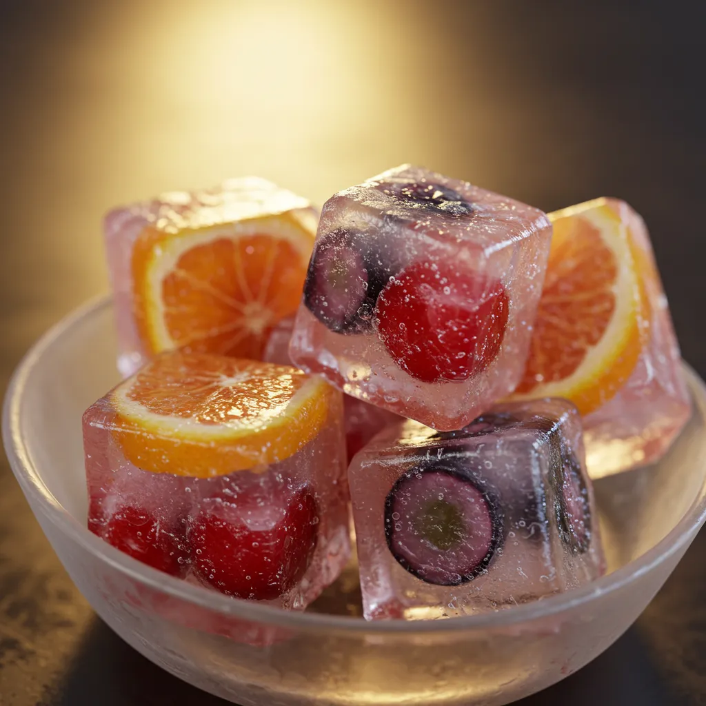 Fruity Ice Cubes